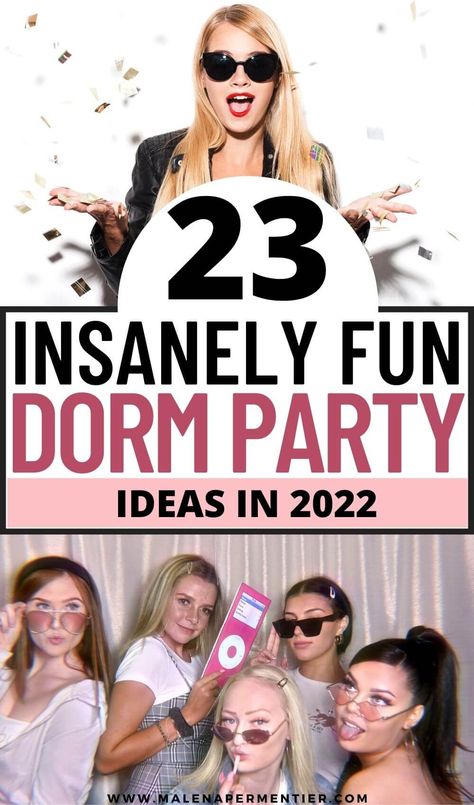 College Dorm Party: How To Throw An Insanely Fun Party Everyone Will Obsess Over Theme Party Ideas For College Students, Party Themes For College Parties, Party Themes College, College Party Themes, People Will Talk, College Party Theme, Best College Dorms, Dorm Party, Birthday Party Decorations For Adults