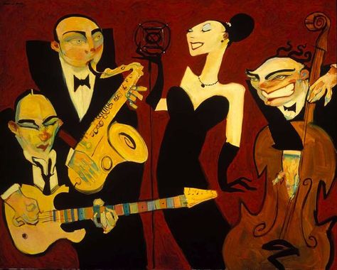 Arte Jazz, Art Amour, Jazz Bar, Jazz Art, Jazz Club, Arte Inspo, Funky Art, Art Abstrait, Pretty Art