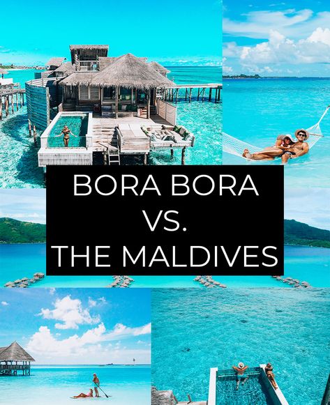 If there’s one question I get ALL the time it’s : so which is better – Bora Bora or the Maldives? And, honestly, it’s so hard to answer this one. They are both SO amazing, and I love them both!!! But they do have very … Top Honeymoon Destinations, Dream Honeymoon, Best Honeymoon Destinations, Honeymoon Places, Honeymoon Resorts, Luxury Honeymoon, Honeymoon Spots, Vacation Locations, Belle Nature