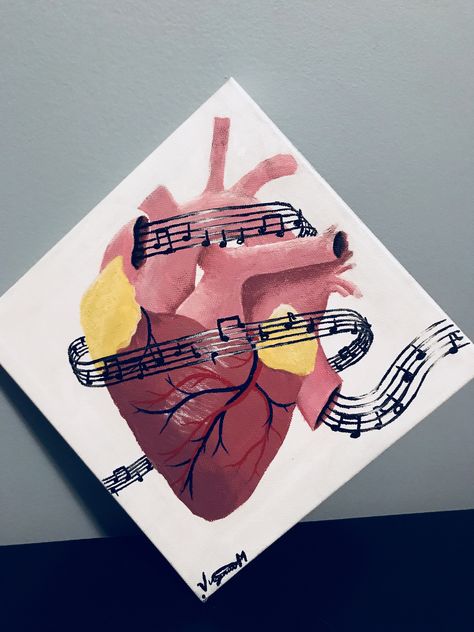 The origin of music - acrylic paint Painting For Music Lover, Choir Painting Ideas, Music Themed Art Projects, Music Paintings On Canvas, Music Paintings Easy, Easy Music Paintings, Musical Painting Ideas, Music Canvas Painting Ideas, Music Related Paintings