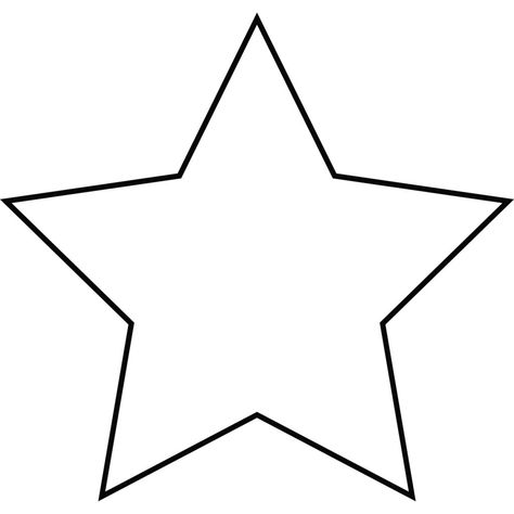 Stars Preschool Crafts, Natal, Primitive Star Template Printable Free, Small Star Template Free Printable, Printable Stars Prints, Star Craft For Preschool, Star Projects For Preschool, Free Star Printable Template, Shape Star Activities For Preschool