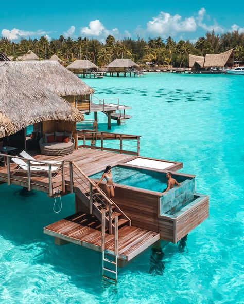 Le Bora Bora by Pearl Resorts - Luxury Resort Bora Bora St Regis Bora Bora, Bora Bora Vacation, Bora Bora Honeymoon, Bora Bora Resorts, Bora Bora French Polynesia, Couples Retreat, Dream Honeymoon, Overwater Bungalows, Dream Vacations Destinations