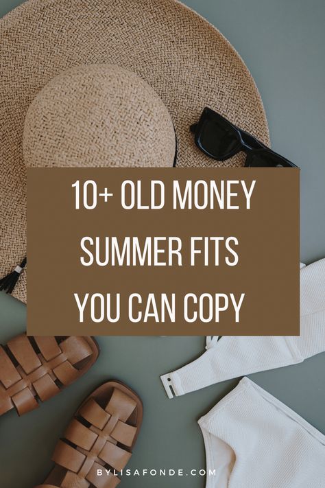 10+ Old Money summer fits you can copy to look expensive and classy on a budget. The Best old money summer outfit ideas for women + the ultimate guide on how to dress old money in summer without going broke. Old money aesthetic outfits you'll love. Old money beach essentials. Old Money Beach Outfit Aesthetic, Old Money Hat Outfit, Expensive Summer Looks, Classy Summer Outfits Shorts, Marthas Vinyard Outfits, Summer Expensive Outfits, Summer Outfits 2023 Old Money, Expensive Looking Outfits Classy Summer, Brunch Style Outfits Summer