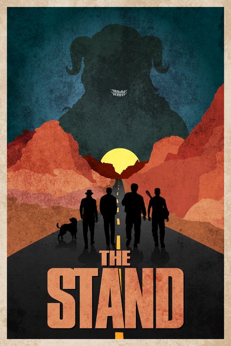 The Stand Fanart, The Stand Tattoo Stephen King, The Stand Stephen King Art, Stephen King Poster, Sk Tattoo, Stephen King The Stand, Night Shift Stephen King, Stephen King Tattoos, The Stand Stephen King