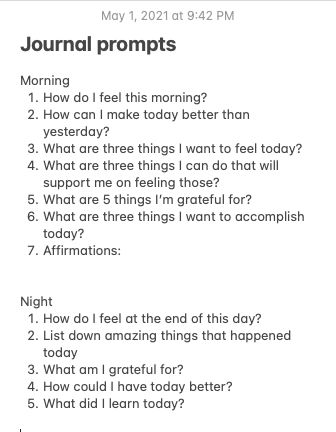 #journal #journalprompts #notes #motivation Thoughtful Journal Prompts, Journal Ideas Writing Daily, Motivating Journal Prompts, 3 Journal Prompts, Am Journal Prompts, Daily Goals Journal, Ideas For Daily Journal, Prompts Ideas Journal, Simple Daily Journal Ideas