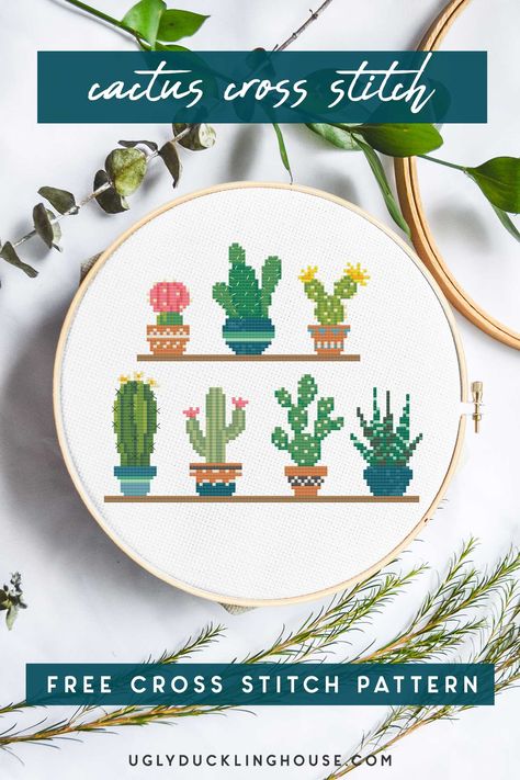 Succulent Cross Stitch Pattern Free, Plant Cross Stitch Pattern Free, Cactus Cross Stitch Pattern Free, Floral Cross Stitch Pattern Free, Modern Cross Stitch Patterns Free Charts, Cross Stitch Patterns Modern, Cross Stitch Patterns Free Printable, Cactus Cross Stitch Pattern, Free Cross Stitch Pattern