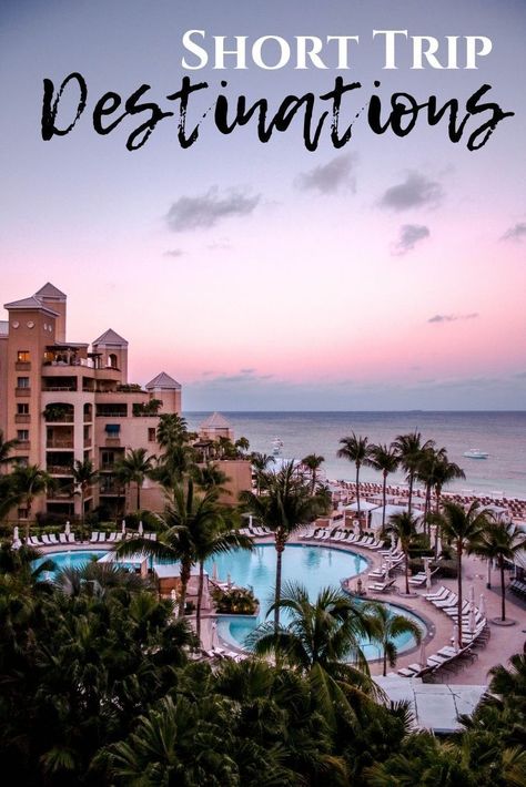 Short Trip Ideas For Those Wanting To Travel More! Looking to travel but short on time? Here is a list of best short vacation ideas and how to do it Ritz Carlton Grand Cayman, Weekend Trip Ideas, Mackinaw City, Short Vacation, Trip Destinations, Travel More, Grand Cayman, Ritz Carlton, Short Trip