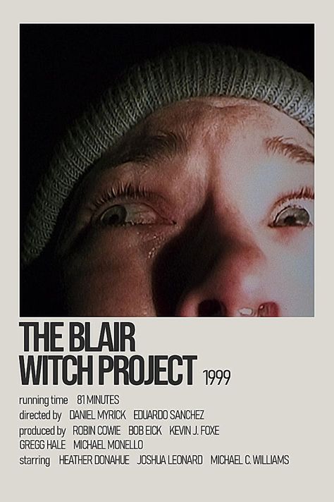 The Blair Witch Project Movie Poster, Blair Witch Project Movie Poster, The Blair Witch Project Poster, Horror Movie Aesthetic Posters, Movie Posters Horror Movies, Minimalist Movie Posters Horror, Movie Posters Minimalist Horror, Horror Movie Minimalist Poster, Minimalist Horror Movie Posters