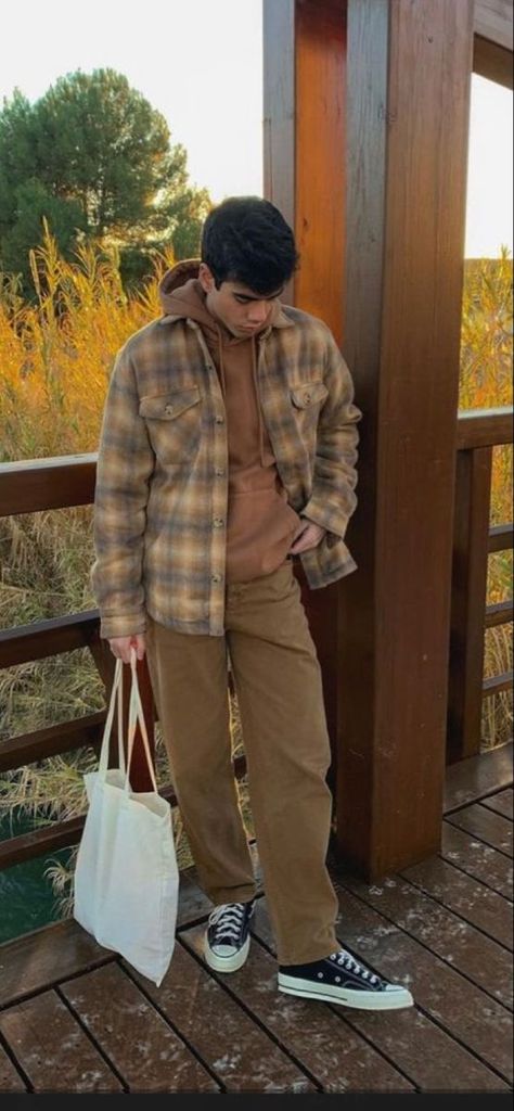 The Trendiest Fall Looks for Men 2023: A Stylish Season Awaits - mens-club.online Cute Fall Outfits Men, Fall Inspired Outfits Men, Men’s Outfit Ideas Winter, Outfit Ideas Men Autumn, Fall Aesthetic Mens Outfits, Hoodie Under Flannel Men, Men's Outfit Aesthetic, Flannel Man Aesthetic, Fall Clothes For Guys