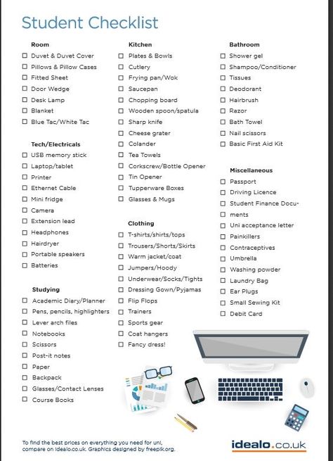 University Move In Checklist, University Needs List, University List Packing Uk, Get Your Life Together Checklist Student, Essentials For University, Things To Get For University, Best Uk Universities, Things To Take To University, Preparing For University