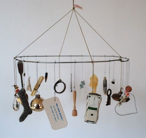 Home Crafts, Wind Chimes, Rum, Wind Chimes Craft, Mobile Art, Found Object, Minion, Sake, Art For Kids