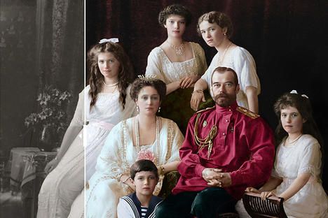 Russian artist Olga Shirnina (also known as 'klimbim') colors archive images of Romanov family. *Click to see the other photos! They're amazing! Familia Romanov, Alexei Romanov, Anastasia Romanov, Nicolas Ii, Foto Langka, Grand Duchess Olga, House Of Romanov, Alexandra Feodorovna, Colorized Photos