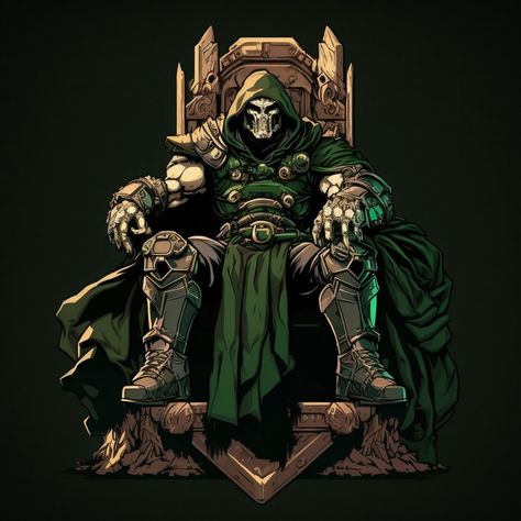 Doctor Doom Art, Doom Art, Victor Von Doom, Doctor Doom, Dr Doom, Comic Villains, Marvel Characters Art, Marvel Tshirt, Marvel Comic Universe