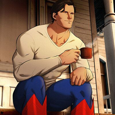 ArtStation - Kal-El From The House of Steel, Luis Filipe Kal El, Adventures Of Superman, Comics Art, Clark Kent, Anime Meme, Dc Comics Art, Man Of Steel, Number Two, Super Heroes