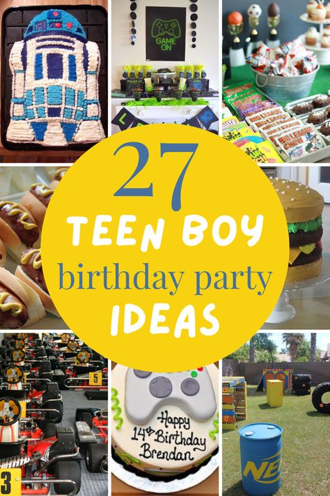 Birthday Ideas For 12 Year Boy, 12 Birthday Ideas Boy, 15 Birthday Boy Party Ideas, Teen Boy Pool Party Ideas, Birthday Party Ideas For 10 Year Boy, Birthday Ideas For 13th Birthday Boy, 14th Birthday Boy Ideas, 15 Year Boy Birthday Ideas, Cake For 13th Birthday Boy