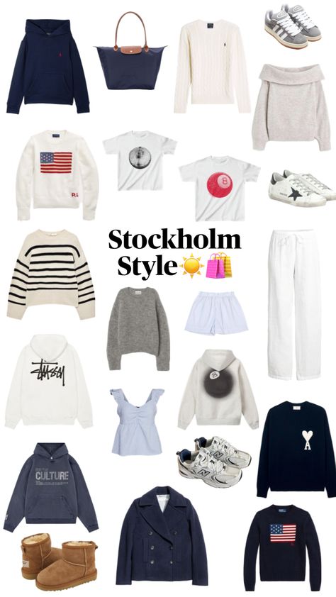 Stockholm style☀️🛍️ #vibes #outfitinspo #stockholmstyle #stockholm #inspo #fit #summer #style #ideas #collage Stockholm, Collage, Summer Style Ideas, Fit Summer, Stockholm Style, Style Ideas, Summer Style, Energy