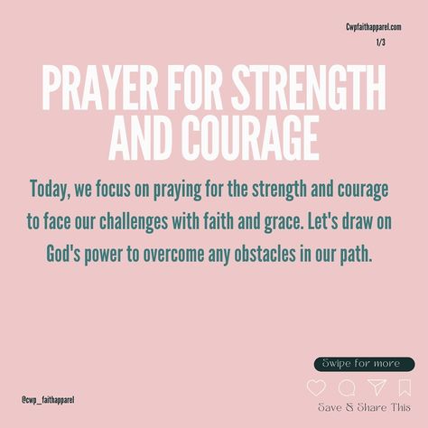 Rely On God, Pray For Strength, Gods Strength, Prayer Changes Things, Overcome Fear, Prayers For Strength, Christian Mom, Faith Over Fear, Overcoming Fear