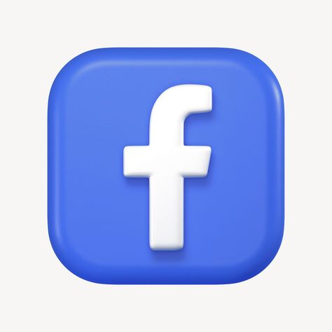 Facebook icon for social media in 3D design. 25 MAY 2022 - BANGKOK, THAILAND | free image by rawpixel.com / Sakarin Sukmanatham Mtn Logo, Queen Wallpaper Crown, Design For Social Media, Social Media Icons Vector, Facebook Icon, Social Media Icons Free, Facebook Icons, Youtube Banner Design, Banner Design Inspiration