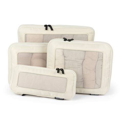 PRICES MAY VARY. Nylon STREAMLINED PACKING EXPERIENCE - Organize your suitcase better, and pack faster with our compression packing cubes for travel. PACK UP TO 40% MORE - Experience up to 40% additional packing space with our double zipper compression design. These packing cubes allow you to take more clothes and personal belonging on your next trip. LOOK STUNNING WITH LESS WRINKES ON YOUR CLOTHES - Our compression packing cubes help minimizing garment wrinkles. Your clother will look much bett Best Packing Cubes, Travel Packing Cubes, Compression Packing Cubes, Travel Luggage Organization, Luggage Organizer, Travel Cubes, Packing Organizers, Travel Pack, Garment Cover