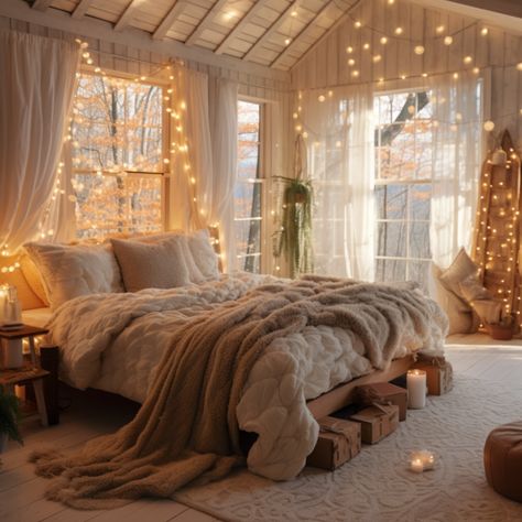 Cozy Bedroom Summer, Coffee Aesthetic Bedroom, Comfy Fluffy Bed Aesthetic, Bedroom Ideas Fall Colors, Aesthetic Cottage Core Bedroom, Cozy Bedroom Apartment Aesthetic, Bedroom Inspirations Cosy, Bear Room Aesthetic, Cabin Core Aesthetic Bedroom
