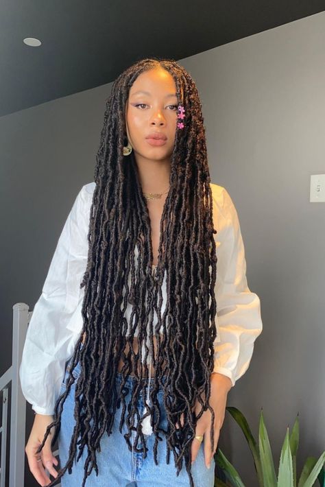 28 Inch Soft Locs, Soft Locs Crochet, Fake Dreadlocks, Goddess Locs Crochet, Faux Dreads, Crochet Braids Hair, Faux Locs Crochet, Fake Dreads, Soft Locs