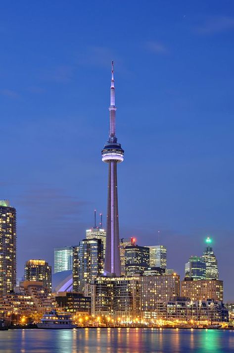 Toronto - ON - CN Tower bei Nacht2 Canada Toronto City, Toronto Canada Travel, Trip Photography, Canada Trip, Canada Photography, Toronto Travel, Toronto City, O Canada, Toronto Ontario Canada