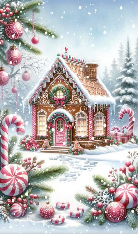 Christmas Wallpaper Animated, Wallpaper Animated, Winter Christmas Scenes, Merry Christmas Wallpaper, Merry Christmas Gif, Merry Christmas Pictures, Christmas Scenery, Christmas Phone Wallpaper, Merry Christmas Images