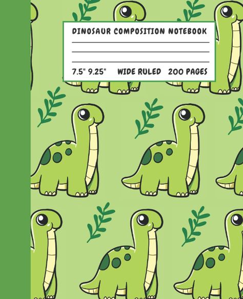 Amazon.com: Dinosaur Composition Notebook College Ruled: Cute Dinosaur Composition Notebook College Ruled, Back to School Supplies for Boys and Girls, Students ... Ruled Pages, For kids, teens, and adults: 9798477093984: Booky Printer, Smokey: Books School Supplies, Dinosaur Notebook, School Books, Composition Notebook, Back To School Supplies, Cute Dinosaur, Kindle App, Kindle Reading, Kindle Books