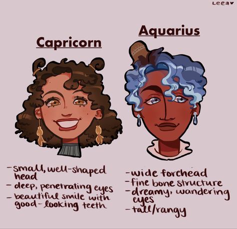 Zodiac Characters Capricorn, Zodiac Human Art, Capricorn Character Design, Zodiacs Personified, Capricorn Fanart, Personified Planets, Zodiac Character Design, Aquarius Fanart, Capricorn Character