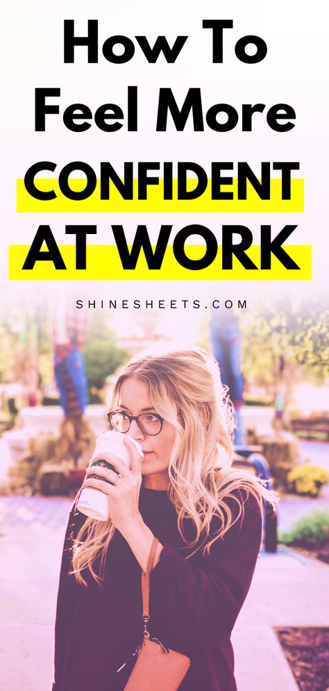 How to be more confident in your workplace and climb the career ladder brave. | ShineSheets.com | personal growth, self development, self help, mental wellness, self worth, self discovery, #confidence at work, how to gain confidence, confidence is sexy, confidence activities, confidence challenge, confidence quotes, self esteem activities, self esteem worksheets, low self esteem, self esteem affirmations, Job interview, Millennial Life tips #selfesteem #confident #careeradvice #selfhelp #work Amigurumi Patterns, How To Build Up Your Self Esteem, How To Be More Confident At Work, Self Confidence Building, Prayer For Confidence, Confidence At Work, Confidence Challenge, Confidence Activities, Work Confidence