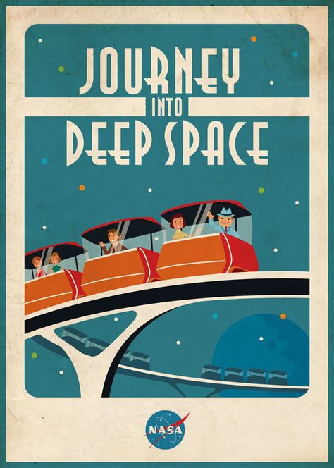 EXPLORE THE UNIVERSE on Behance Vintage Space Poster, Space Travel Posters, Poster Space, Nasa Poster, Digital Printing Services, Vintage Nasa, Etiquette Vintage, Plakat Design, City Poster