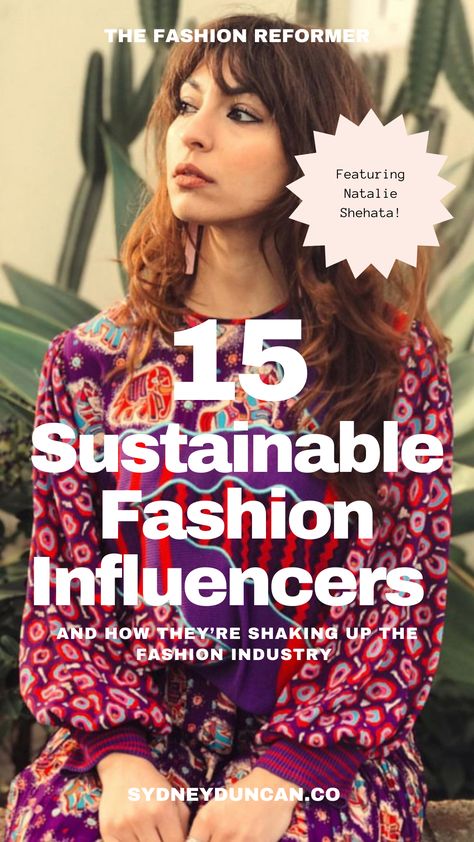 Sustainable living is in vogue! Click the link for hot fashion inspo from 15 ethical style influencers and bloggers leading the fashion revolution. Get the low down on their sustainable fashion activism, and find out which ethical clothing brands they’re wearing on repeat! Sustainable Luxury Fashion, Fashion Activism, Solarpunk Fashion, Style Influencers, Ethical Clothing Brands, Adaptive Clothing, Ethical Fashion Brands, Slow Fashion Brands, Fashion Revolution