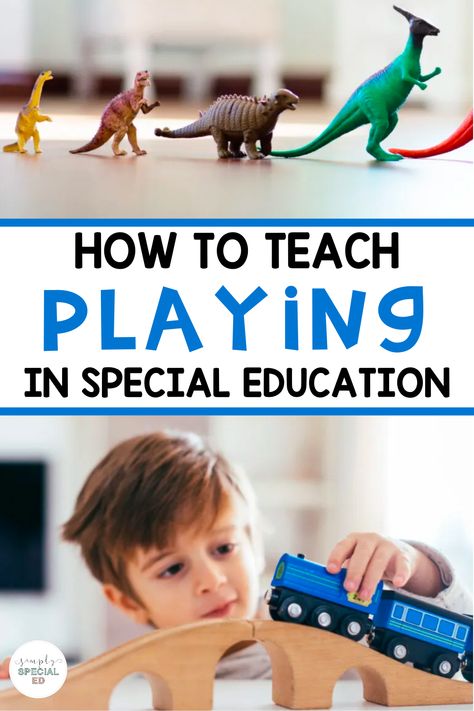 Adapted Recipes For Special Education, Special Education Sensory Activities, Dramatic Play Special Education, Special Education Early Childhood, Visuals For Special Education, Functional Play Activities, Specially Designed Instruction, Structured Play Activities, Prek Special Ed Classroom