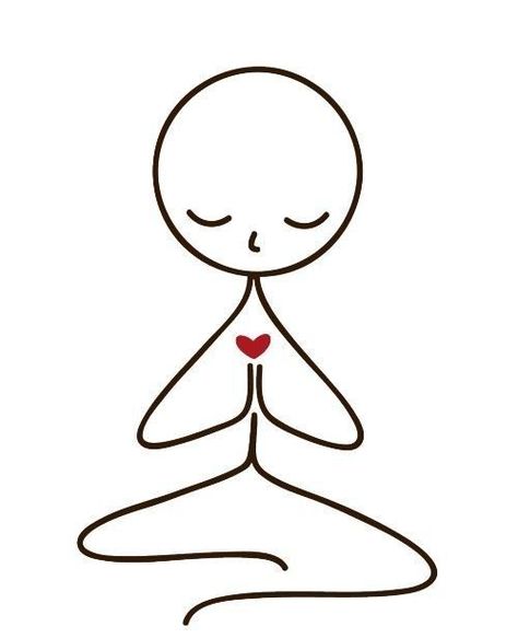 Goodkarma | 10 types of empaths Inner Peace, Yoga Art, Stick Figure, Trin For Trin Tegning, Online Psychic, Stick Figure Drawing, Stick Figures, الرسومات اللطيفة, Line Art Drawings