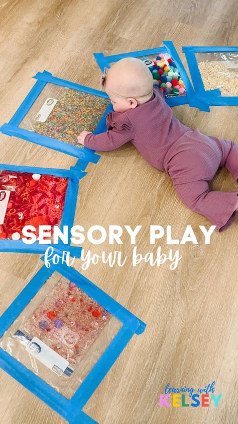 Ideas For Babies Activities, Stem Infant Activities, Infant Invitation To Play, Infant Educational Activities, Preschool Infant Activities, Infant Activities Sensory, Infant Room Sensory Ideas, Infant Room Set Up, Infants Sensory Activities