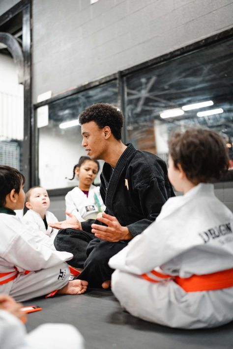 Martial Arts Aesthetic, Taekwondo Kids, Kids Martial Arts, Emotional Education, Bjj Belts, Martial Arts Kids, Kids Gym, Martial Arts School, Lack Of Motivation