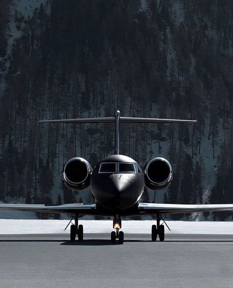 matte black gulfstream, gulfstream g450, gulfstream aerospace, gulfstream, business jet, aircraft, airplane, vehicle, military, airport, air force, bomber, jet, war, aviate, flight, air, takeoff, weapon, fighter All Black Private Jet, Black Private Jet Aesthetic, Private Jet Photography, Black Private Jet, Private Jet Black, Matte Black Mercedes, Privet Jet, Jet Aesthetic, Black Plane