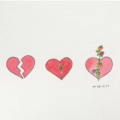 An infographic of forgiveness (heART  by @revelatori) . . . #love... Mothers Day Crafts, Andrea Gibson, Heart Doodle, Healing Light, Garden Beautiful, Heart Illustration, Healing Heart, Plant Seeds, Journal Doodles