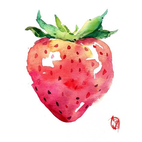 Watercolour Painting, Art, Berry, Instagram, Krita Art, December 12, Watercolor Painting, On Instagram