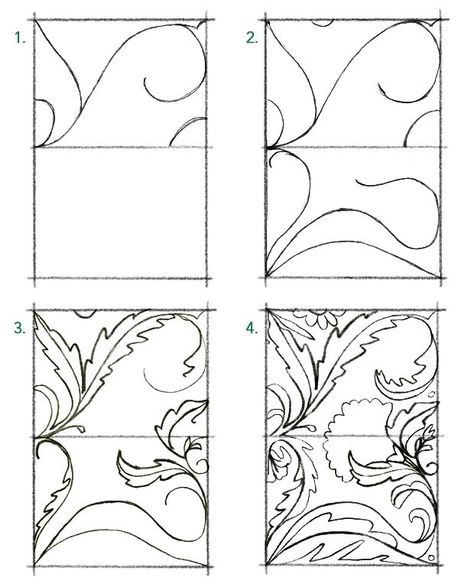 Art Design Patterns, Fleurs Art Nouveau, The Jungalow, William Morris Patterns, Motifs Textiles, William Morris Art, Pattern Design Inspiration, William Morris Designs, Leaf Drawing