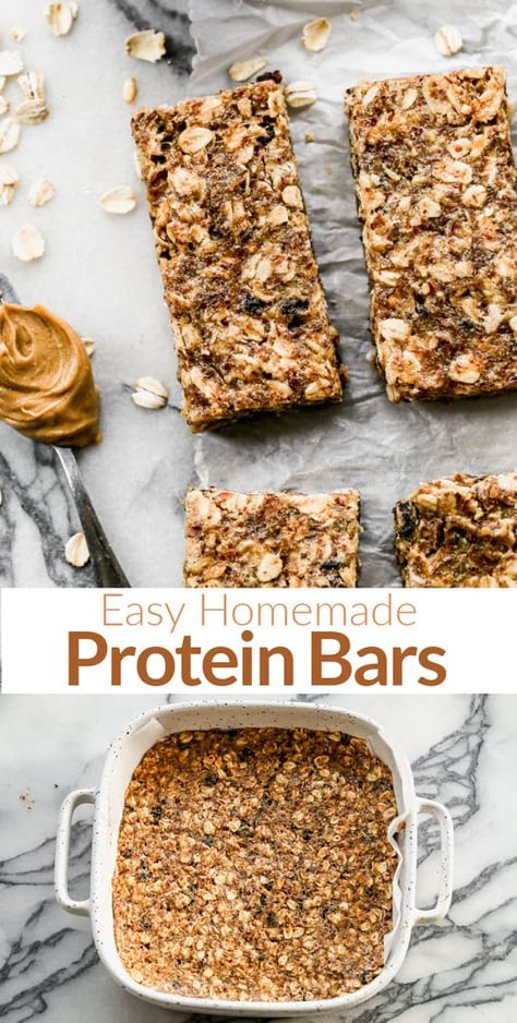 Protein Bar Recipe Healthy, Bars Recipes Healthy, Homemade Protein Bars, Protein Granola Bars, Healthy Protein Bars, Best Protein Bars, Healthy Snack Bars, Protein Bars Homemade, Healthy Protein Snacks