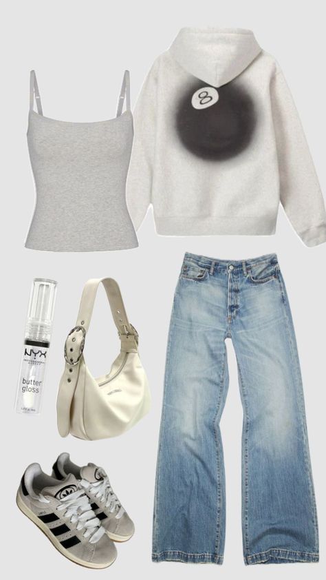 Casual/Acubi/School outfit inspo !! #School #Casual #Acubi #Outfit #Inspo Populaire Outfits, Outfit Inspo Casual, Casual Preppy Outfits, Cute Lazy Day Outfits, Trendy Outfits For Teens, Neue Outfits, Easy Trendy Outfits, Looks Street Style, Stockholm Fashion