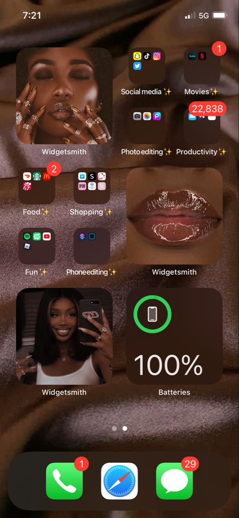 Iphone Wallpaper Aesthetic Organizer, Baddie Wallpaper Iphone Ios 16, Baddie Aesthetic Homescreen, Ios 16 Wallpaper Baddie, Baddie Iphone Homescreen, Widget Iphone Aesthetic Baddie, Phone Themes Baddie, Baddie Home Screen Ideas, Iphone Aesthetic Layout Black