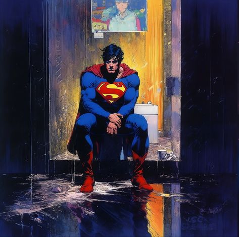 Superman Comic Pfp, Superman Art Comic, Superman Comic Wallpaper, Superman Pfp, Superman Meme, Superman Aesthetic, Superman Animated Series, Superman Comic Art, All Star Superman