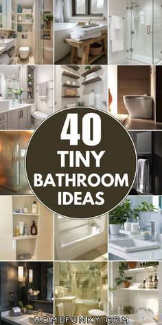 Discover how to make your tiny space feel bigger with 40 Tiny Bathroom Ideas that will transform your small bathroom into a functional retreat.