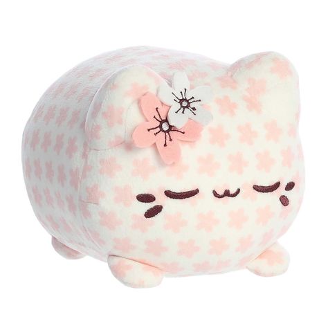 Discover the adorable "Sakura Meowchi" plushie, a treasure for anyone who adores the kawaii lifestyle. This plush captures the charm of the Sakura season with its soft pink pattern and sleepy-eyed expression. Each plushie reflects Tasty Peach's commitment to quality and kawaii culture, making it the perfect companion for both plushie lovers and collectors. Bring a touch of kawaii charm to your collection with a plushie designed to deliver smiles and comfort. Established in 1981, Aurora World is Bonito, Kawaii, Tasty Peach Studios, Japanese Plushies, Tasty Peach, Drawings Aesthetic, Sakura Season, Kawaii Culture, Sleepy Eyes