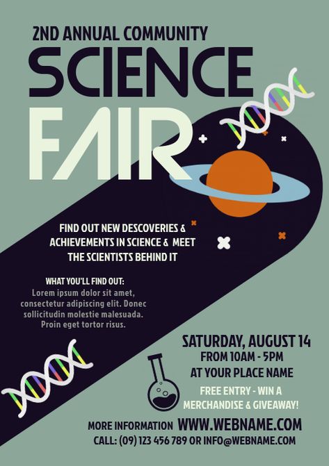 180+ Science Fair Flyer Customizable Design Templates | PosterMyWall Science Fair Poster Ideas, Science Folder Design Ideas, Science Festival Poster, Science Club Poster, Science Fair Poster Design, Science Folder Design, Stem Poster Design, Science Event Poster, Teacher Poster Design