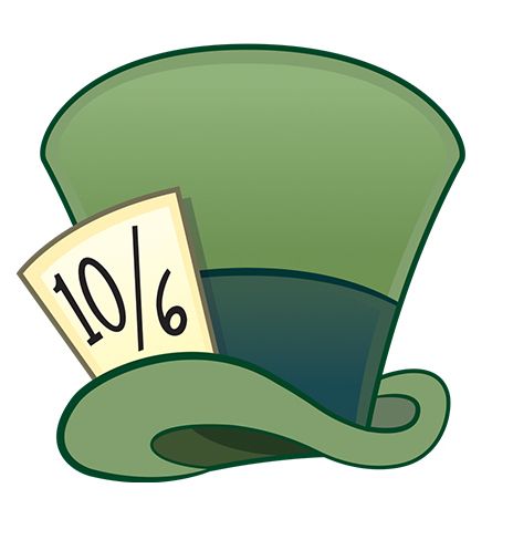 The Mad Hatter's hat [as an emoji] (Drawing by Disney) #AliceInWonderland Mad Hatter Cartoon, Alice In Wonderland Hatter, Mad Hatter Tattoo, Alice In Wonderland Hat, Alice In Wonderland Clipart, Hat Clipart, Alice In Wonderland Decorations, Wonderland Artwork, Alice In Wonderland Illustrations