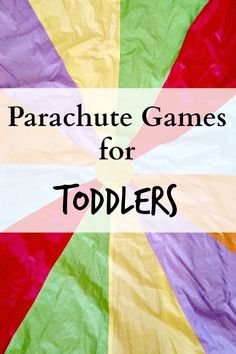 Parachute Games For Kids, Preschool Gym, Parachute Games, Preschool Gymnastics, Large Group Games, Group Games For Kids, Preschool Music, Gross Motor Activities, Movement Activities