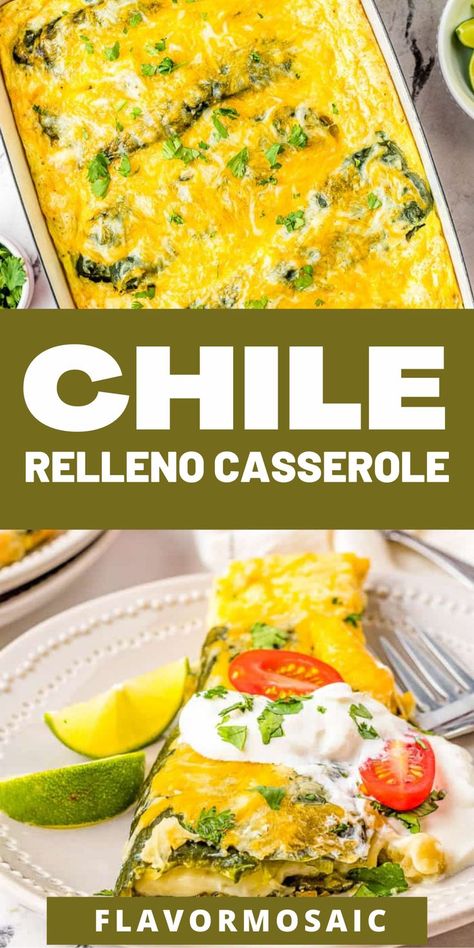 Chile Rellenos Casserole Recipe, Relleno Pepper Recipes, Mexico, Chile Reno Casserole, Healthy Chili Relleno Casserole, Chili Replenish Casserole, What To Do With Green Chili Peppers, Chile Relleno Cornbread Casserole, Best Chili Relleno Casserole